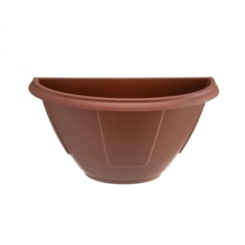 VASO PAREDE MÉDIO TERRACOTA - 22x11x9 cm - 1,2L
